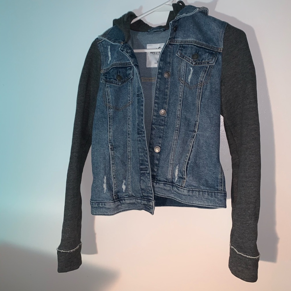 Hollister Denim/Sweater Jacket